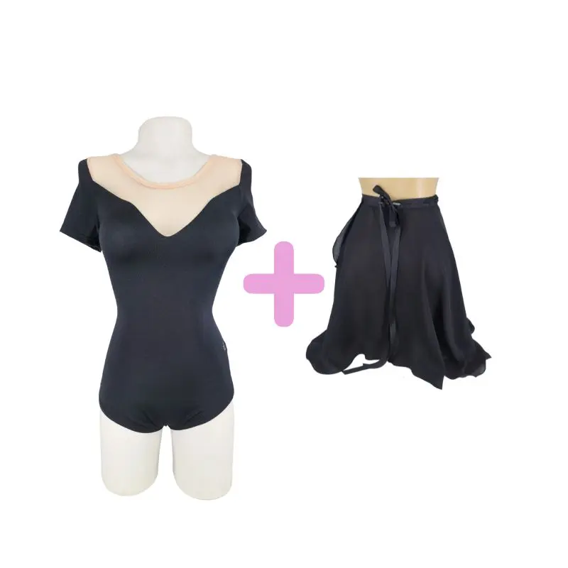 Promo Aurora + Falda (2 disponibles) (NEGRO)