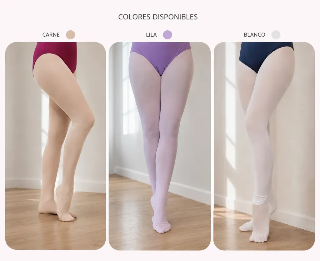 Mallas para ballet (Rosa claro)